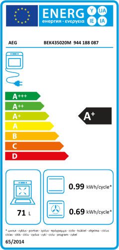 AEG oven inbouw BEK435020M afbeelding 4