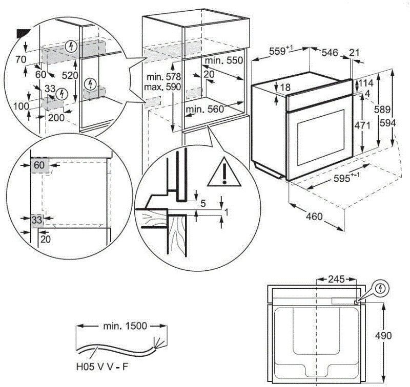 AEG oven inbouw BPK742280M afbeelding 4