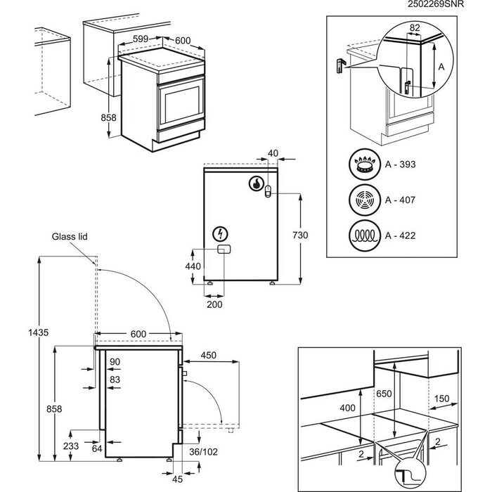 AEG fornuis  CKB64415BM afbeelding 4