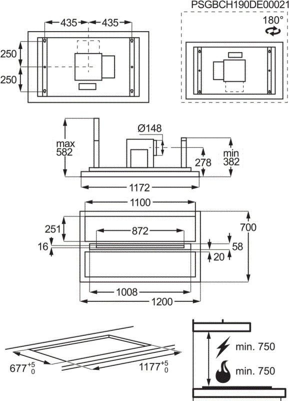 AEG DCE5260HM  afzuigkap afbeelding 5