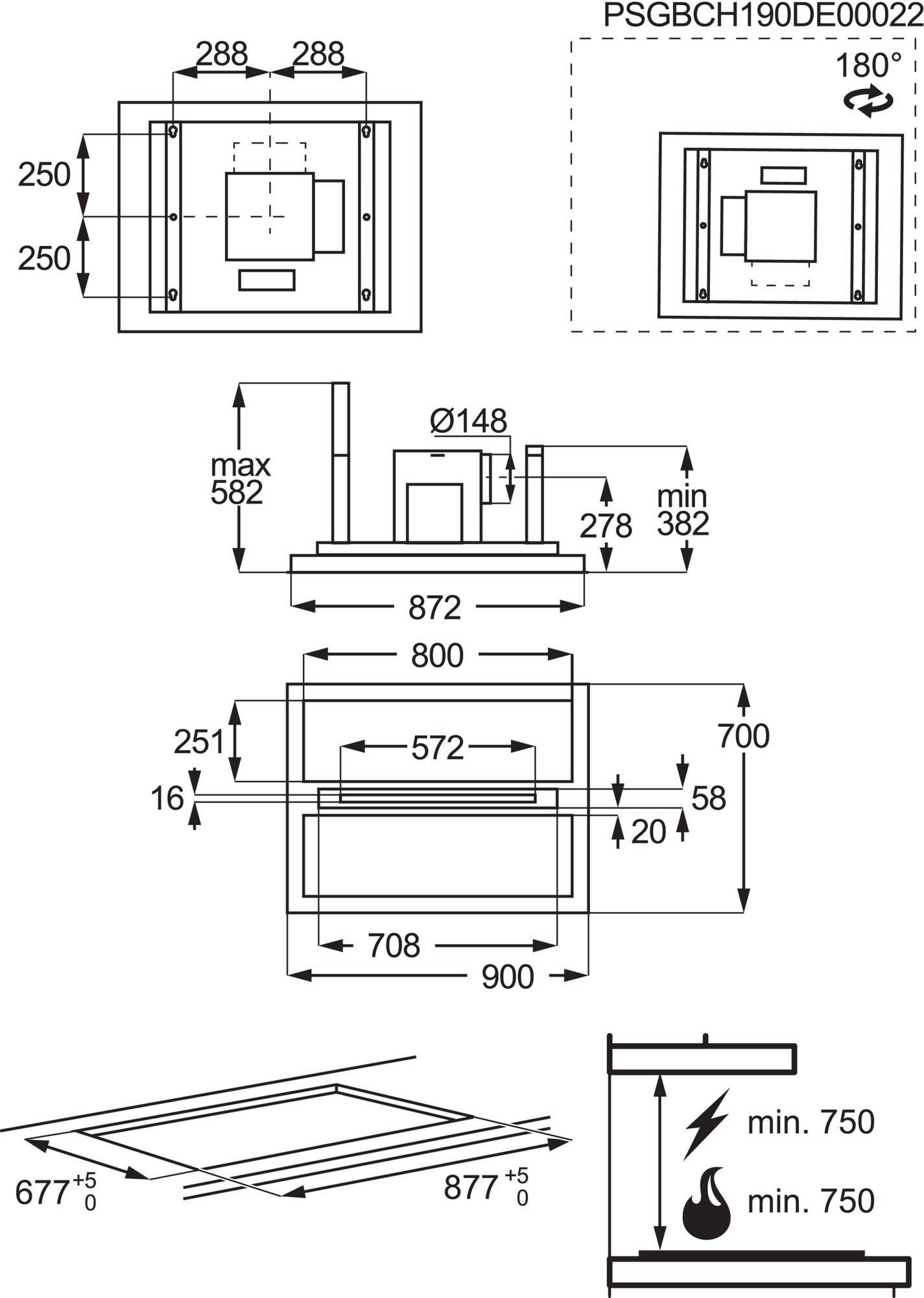 AEG afzuigkap DCE5960HM afbeelding 3