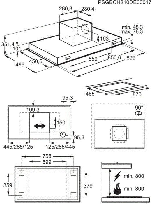 AEG afzuigkap  DCK5970HM afbeelding 4