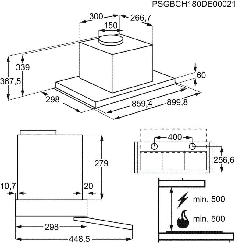 DPE4941M van AEG afbeelding 6