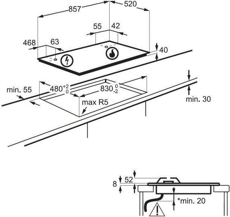 HGB95522SM AEG afbeelding 2