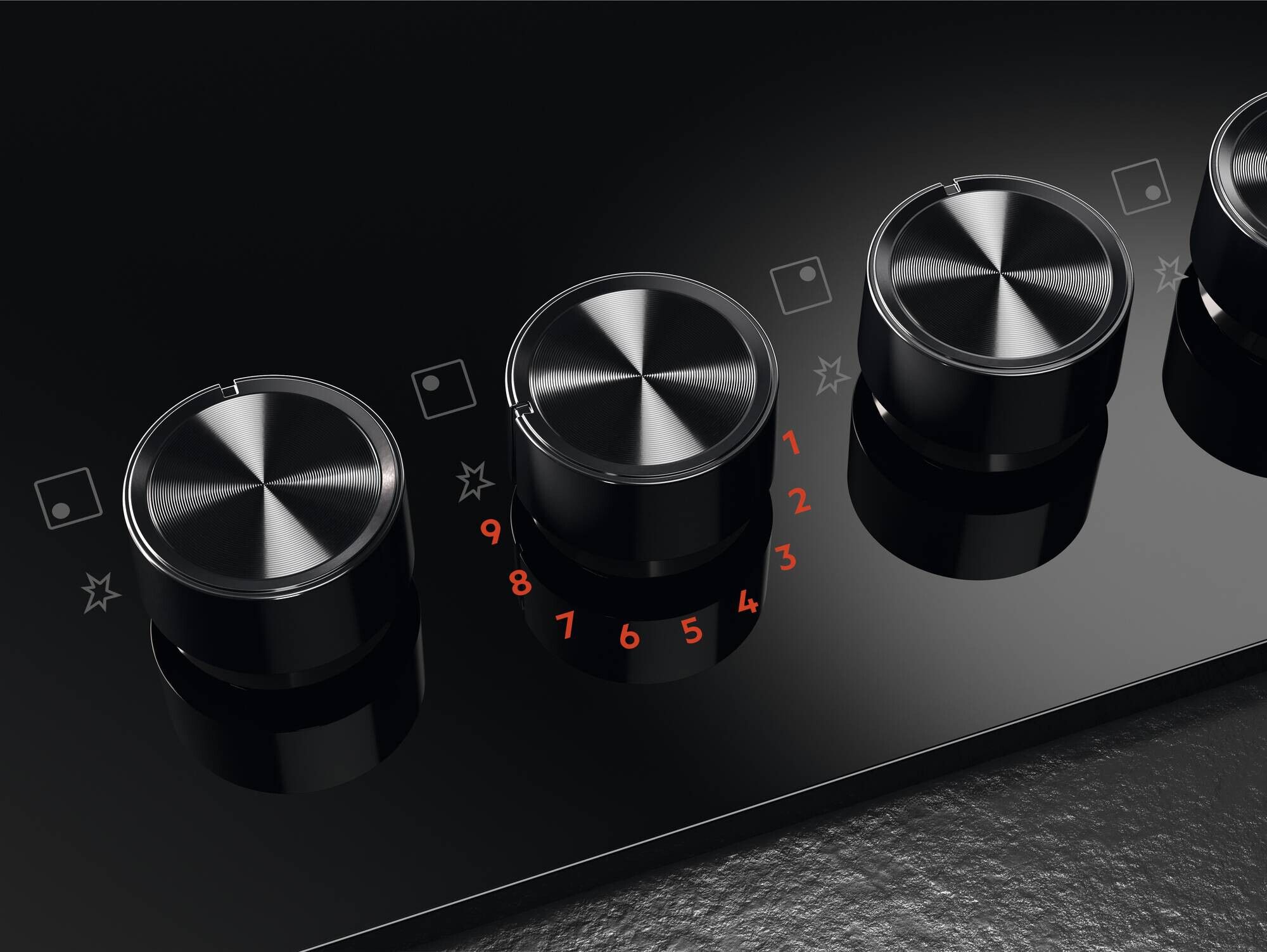 AEG kookplaat inbouw HKB64453NB afbeelding 4