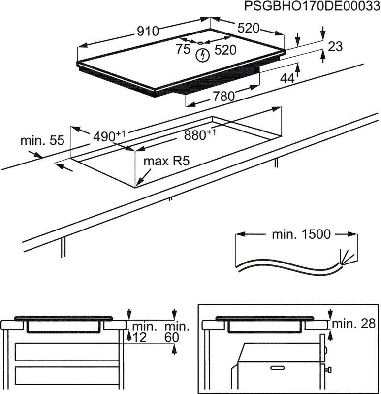 AEG kookplaat inbouw IKE95454FB afbeelding 4