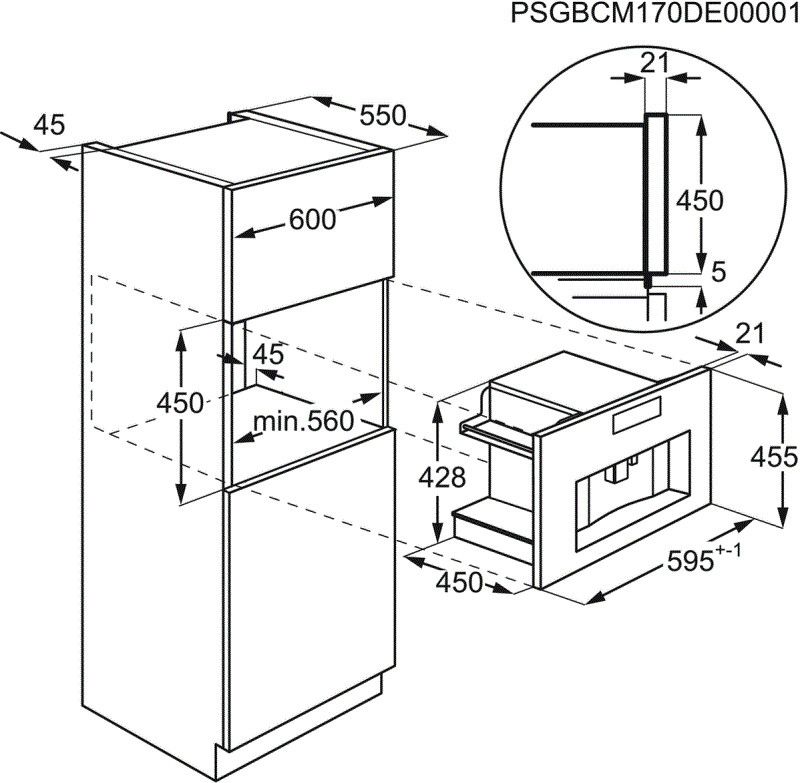 AEG KKK994500T inbouw koffiemachine afbeelding 5
