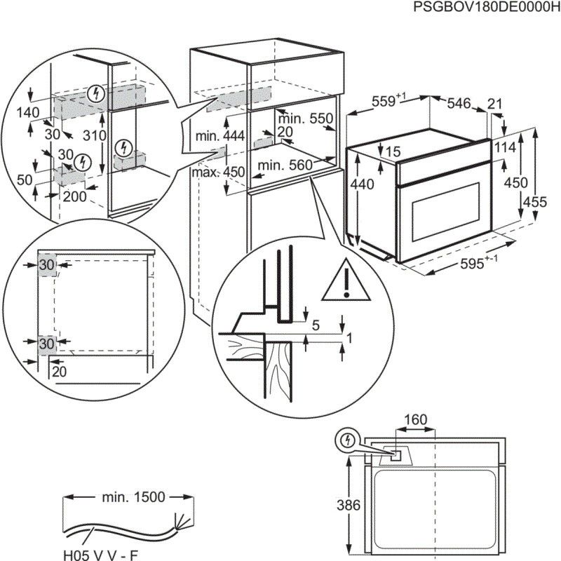 AEG KMK721000M inbouw magnetron afbeelding 5