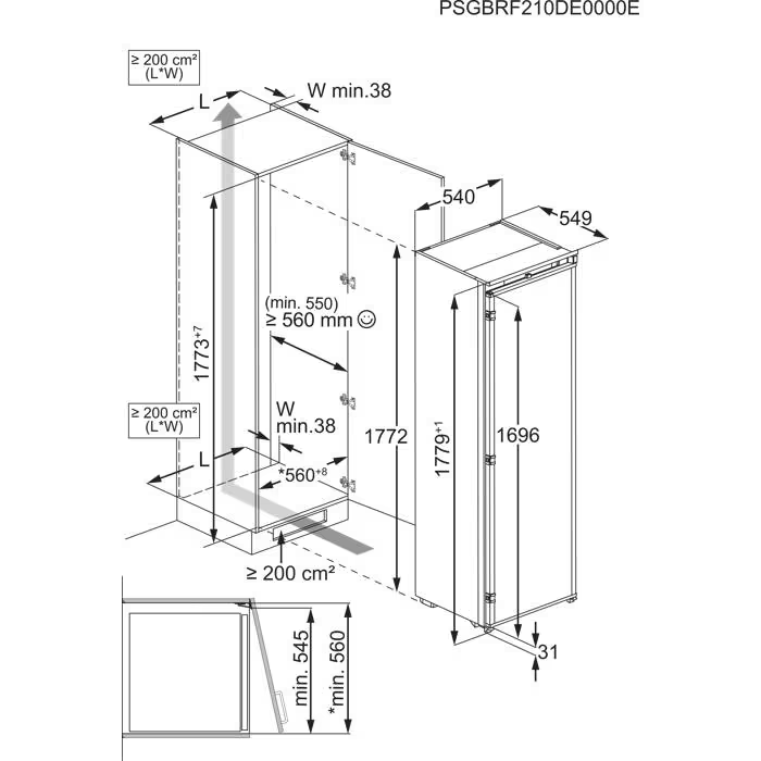AEG vriezer NAB7A181ES afbeelding 3
