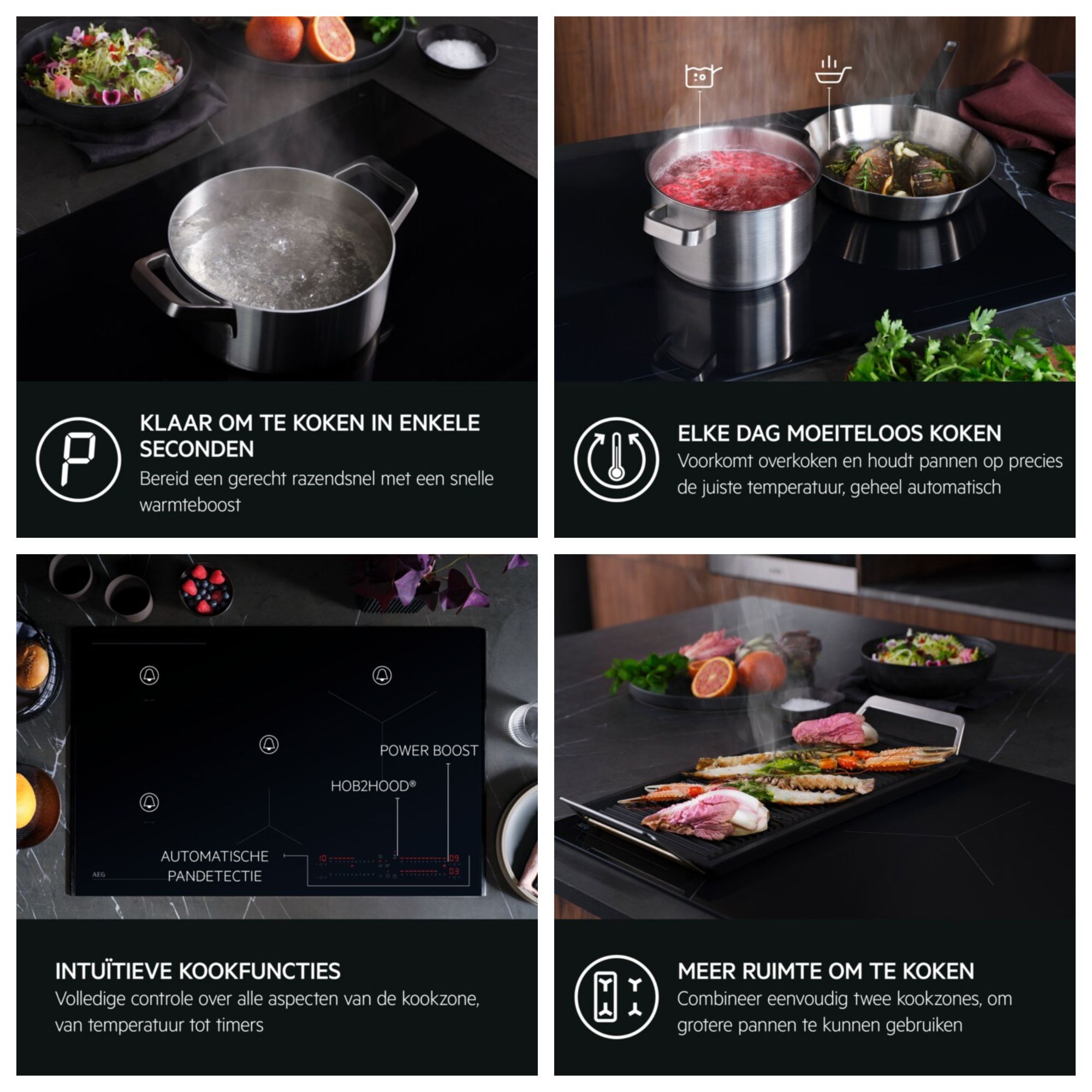 AEG kookplaat inbouw NII84B30FB afbeelding 4