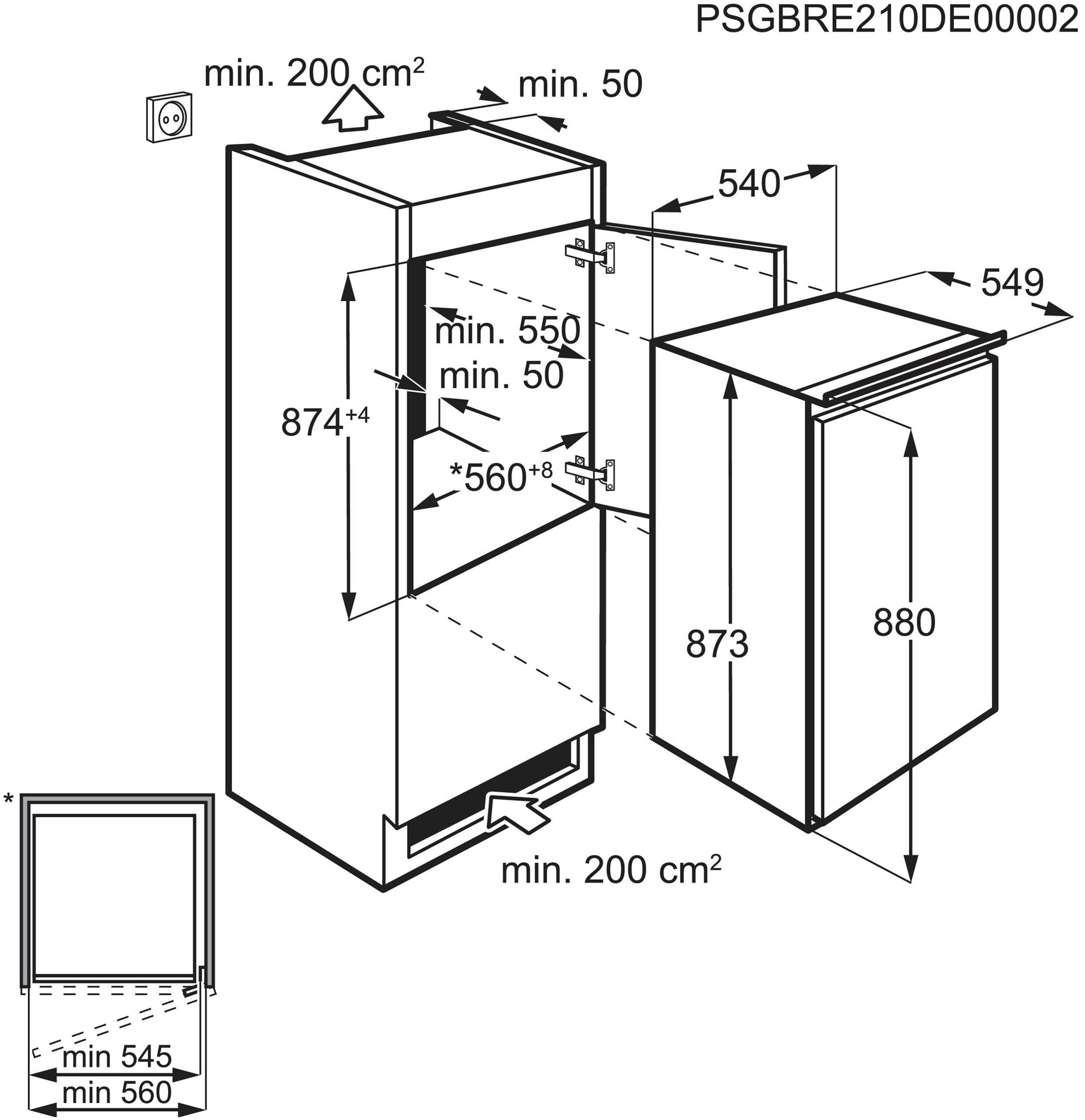 AEG koelkast inbouw NSK5O882DS afbeelding 4