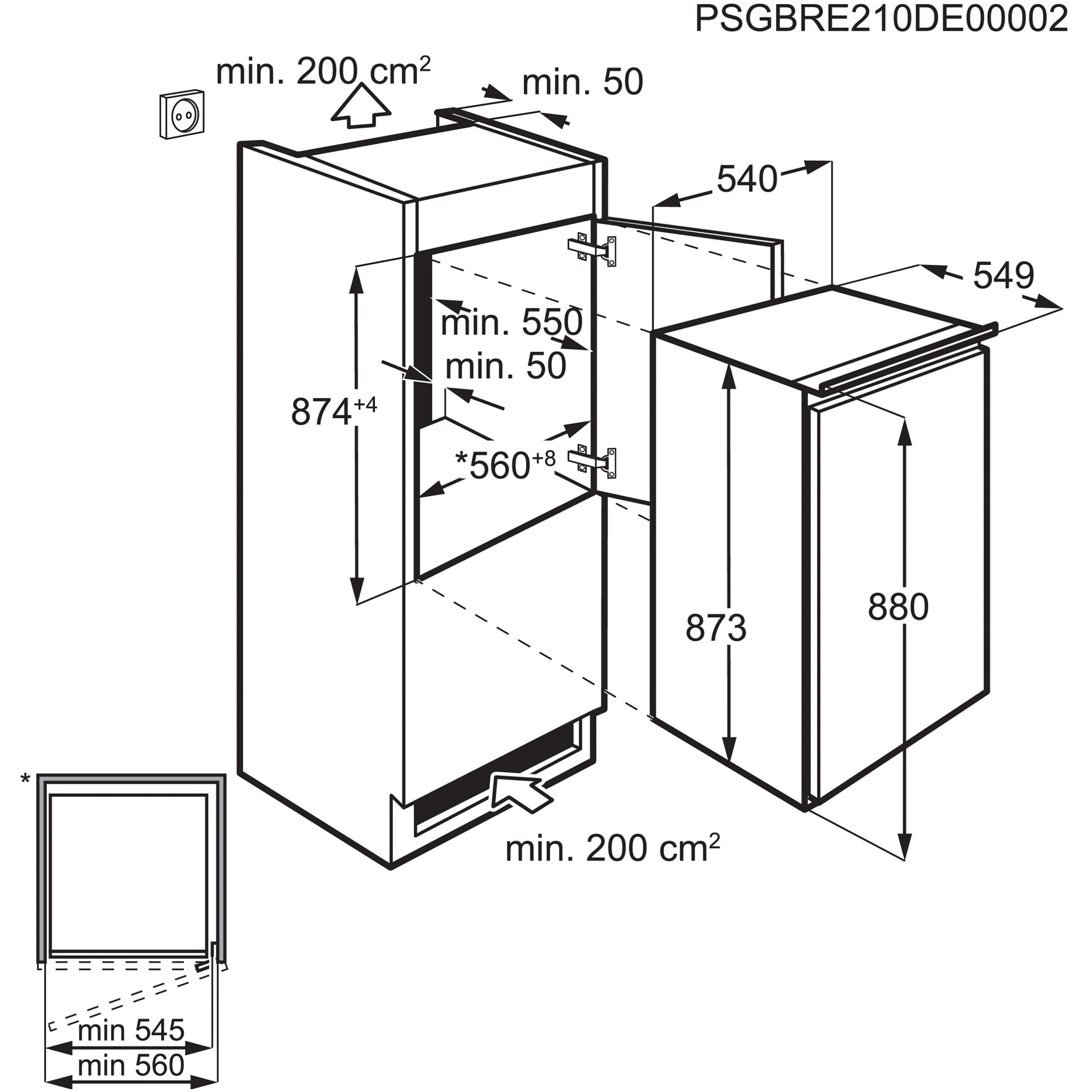 AEG koelkast inbouw NSK5O882DS afbeelding 4