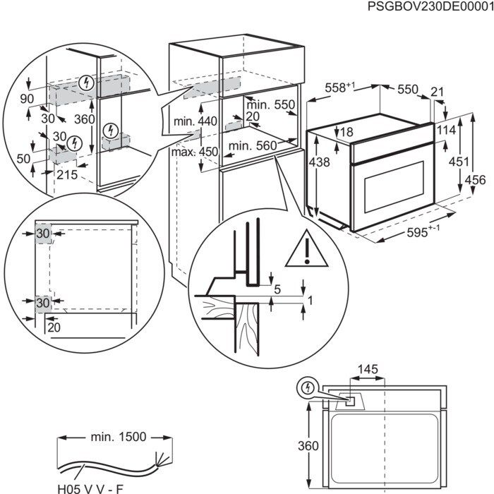 AEG magnetron inbouw OO5NK401B afbeelding 4