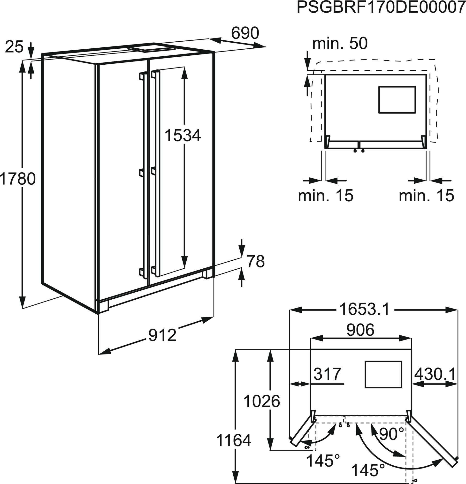 AEG koelkast RMB56111NX afbeelding 3