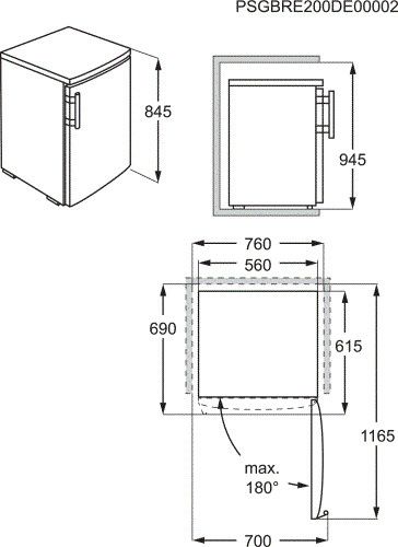 RTB415E2AW van AEG afbeelding 6