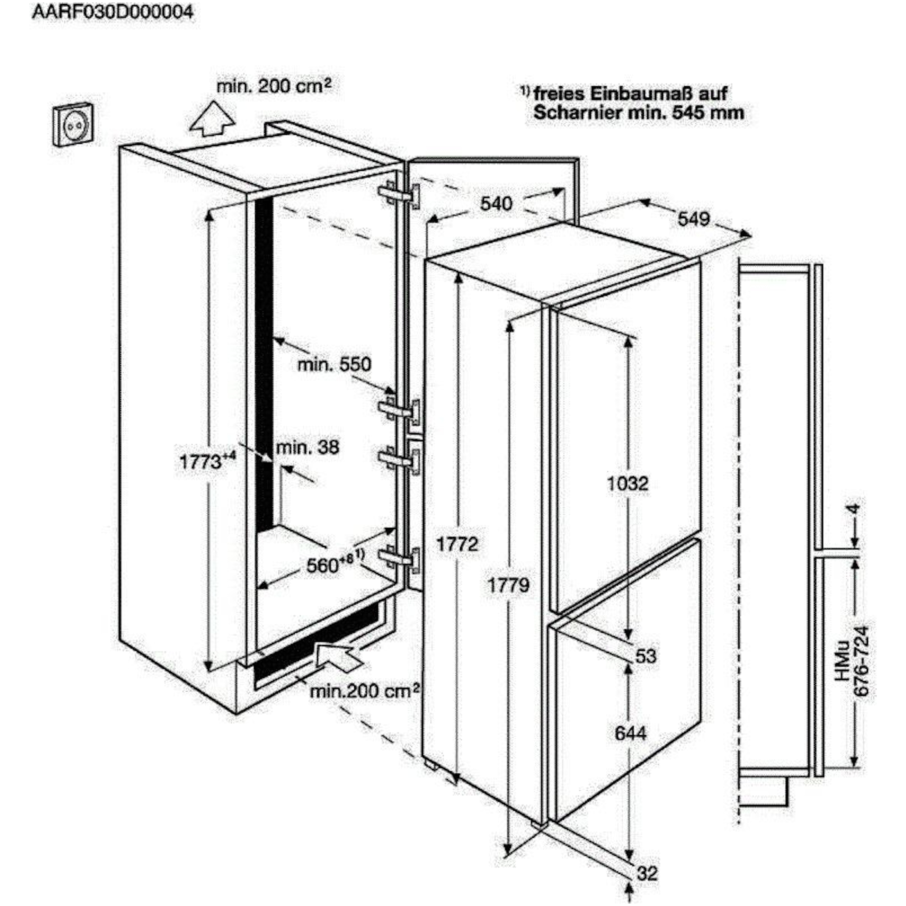 AEG koelkast inbouw SCB618F3LS afbeelding 4