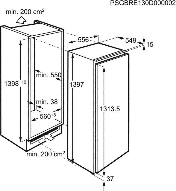 AEG koelkast inbouw SKE814D9ZC afbeelding 4