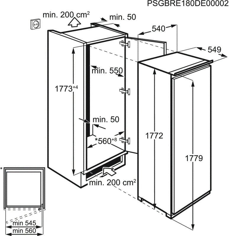 AEG koelkast inbouw SKE818F1DS afbeelding 4