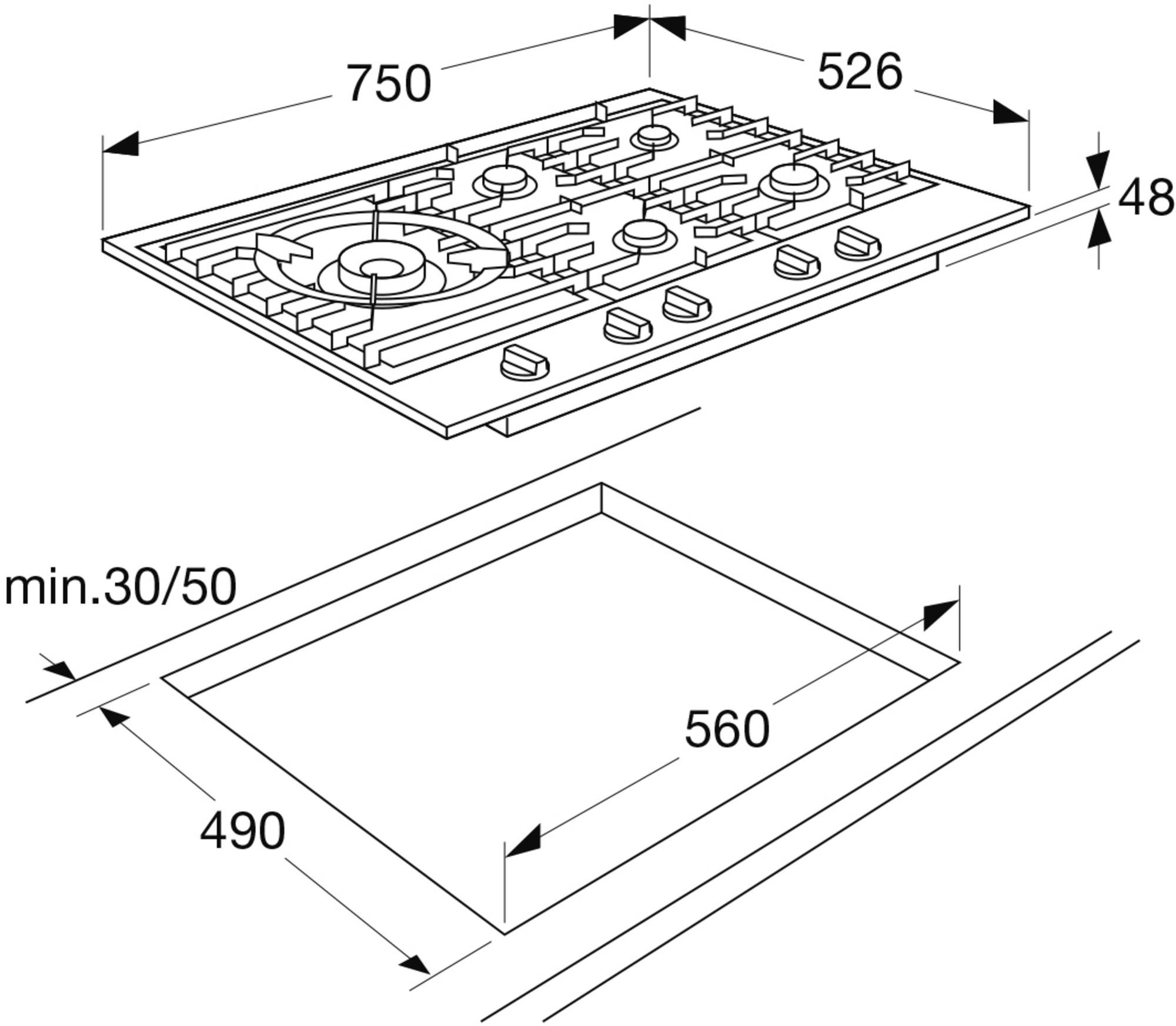Atag kookplaat HG7511EBA afbeelding 3