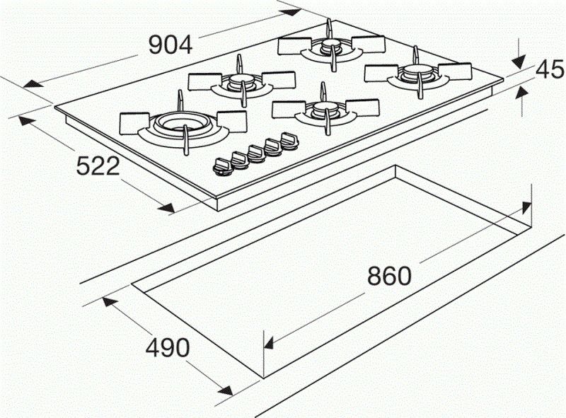 Atag kookplaat HG9511MBA afbeelding 3