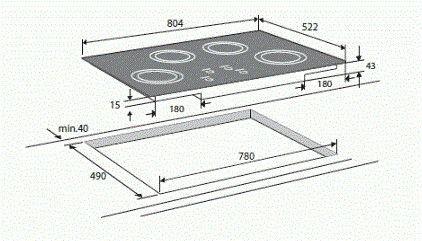 Atag onderdeel HI8272S afbeelding 3