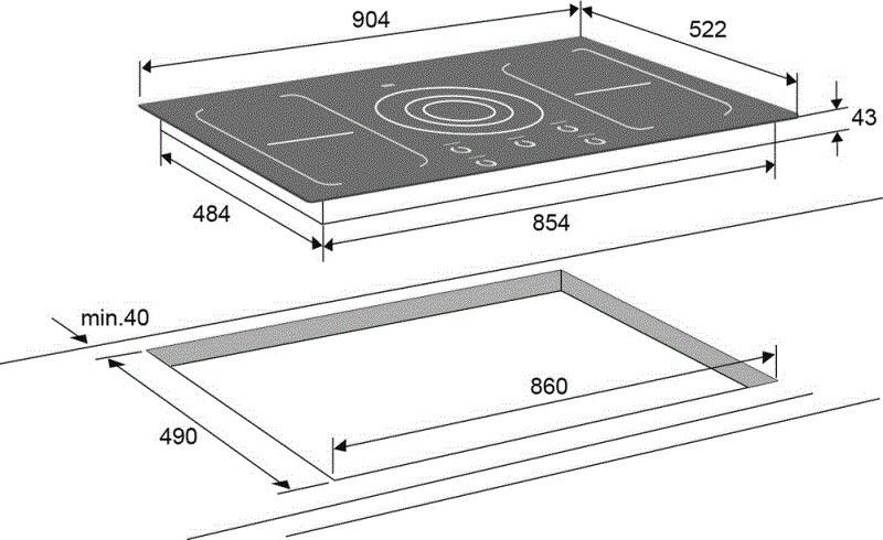 Atag kookplaat HI9271SV afbeelding 3