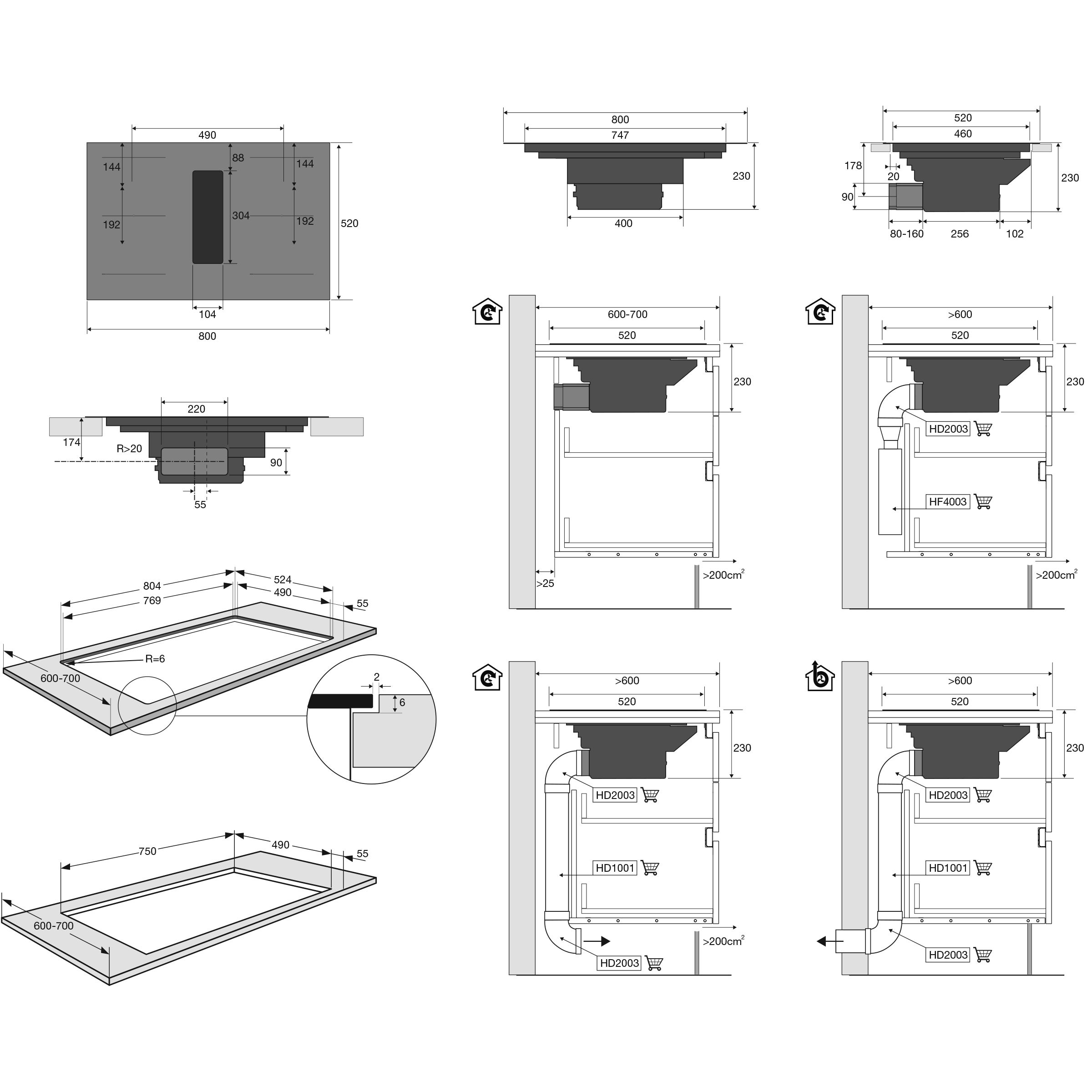 Atag HIDD08471EVX inbouw kookplaat afbeelding 5