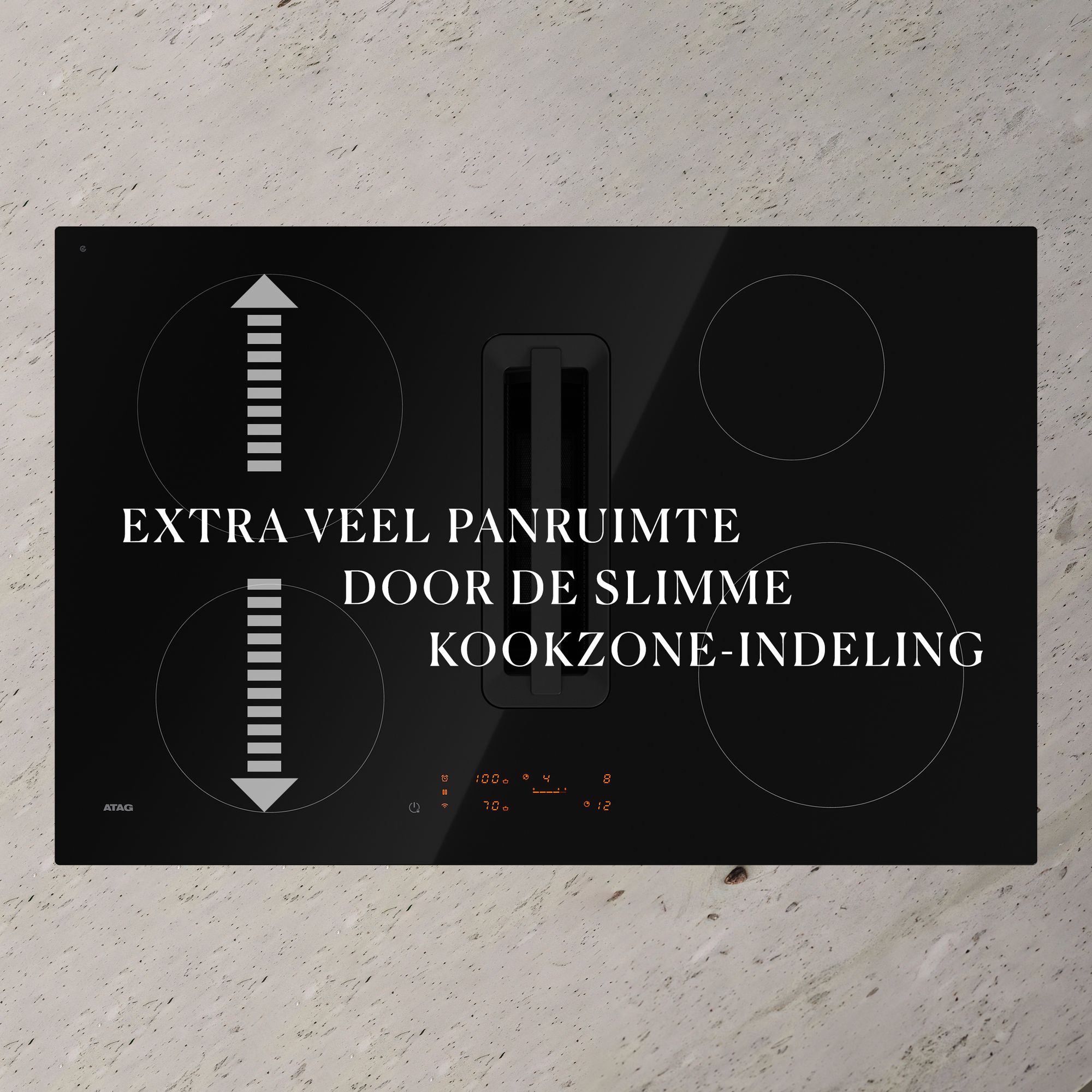 Atag HIDD88471FX inbouw kookplaat afbeelding 5