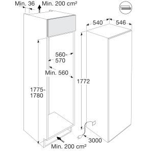 Atag KSK8178ND inbouw koelkast afbeelding 5