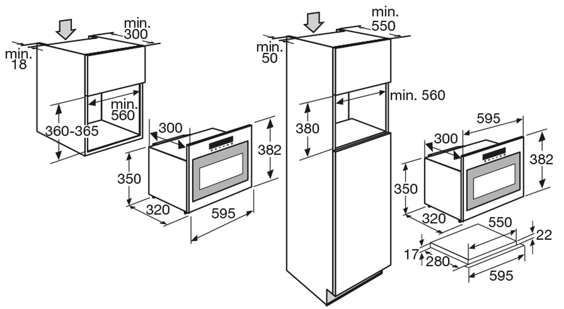 Atag magnetron inbouw MA3611F afbeelding 4