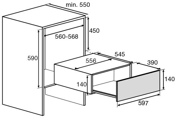 Atag warmhoudlade  WD1712D afbeelding 4