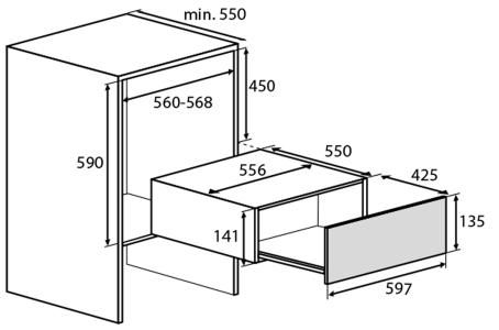 Atag WD8112D  warmhoudlade afbeelding 5
