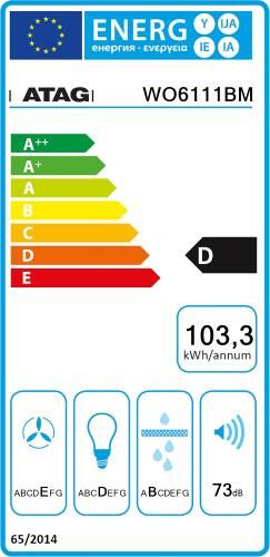 Atag afzuigkap WO6111BM afbeelding 3