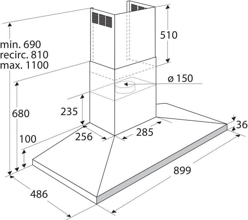 Atag afzuigkap  WS90292PM afbeelding 4