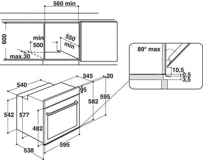 Bauknecht BIK9PPH8TS2PT inbouw oven afbeelding 5