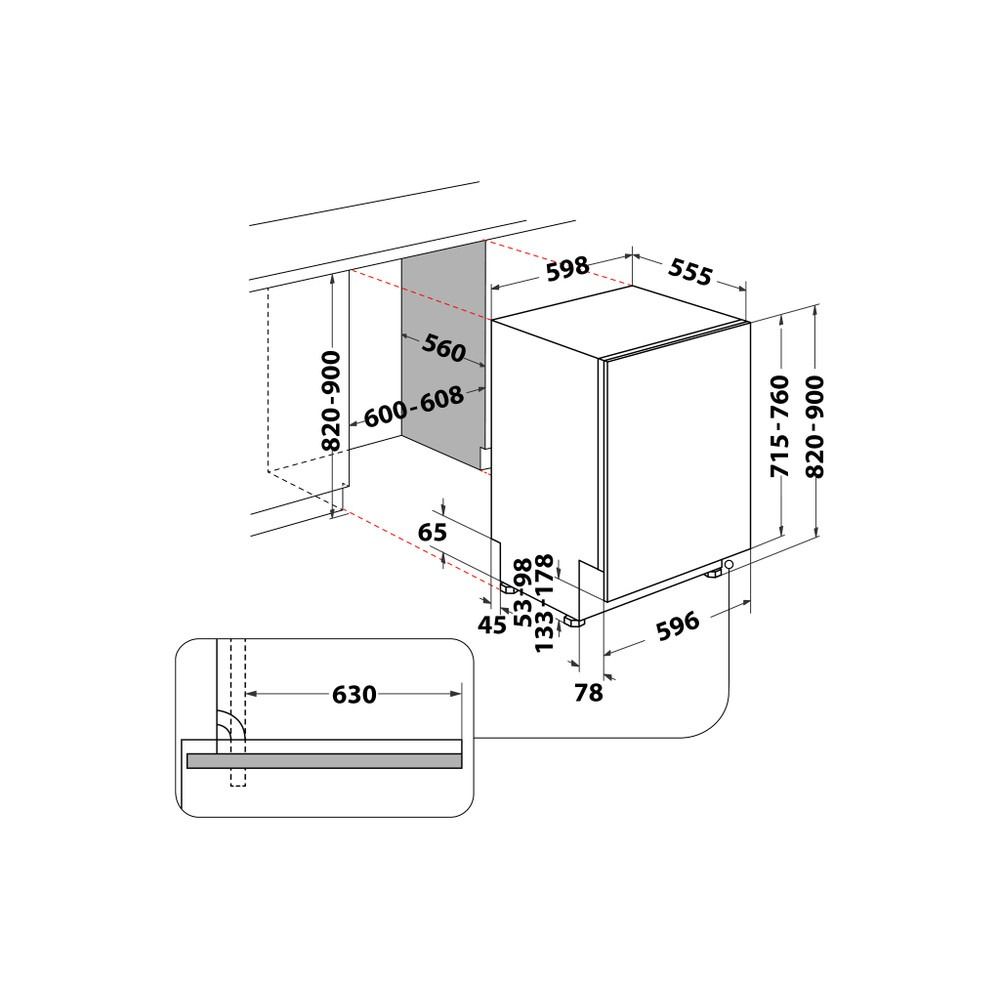 Bauknecht BK8IA15AM3TUC0 inbouw vaatwasser afbeelding 6