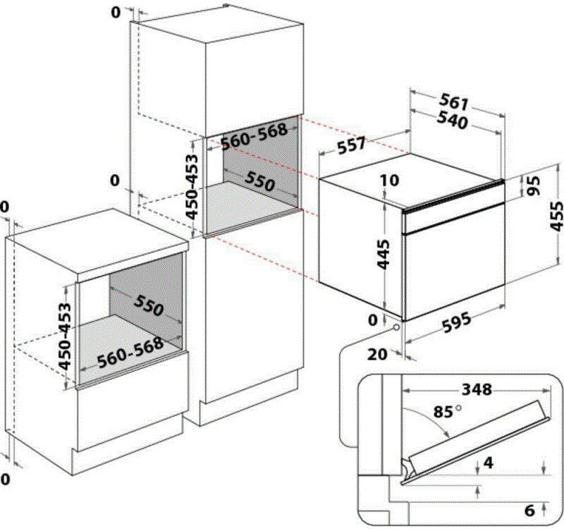 Bauknecht magnetron inbouw EMEK11F545 afbeelding 4