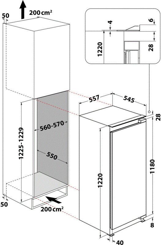 Bauknecht koelkast KSI12VF2 afbeelding 8