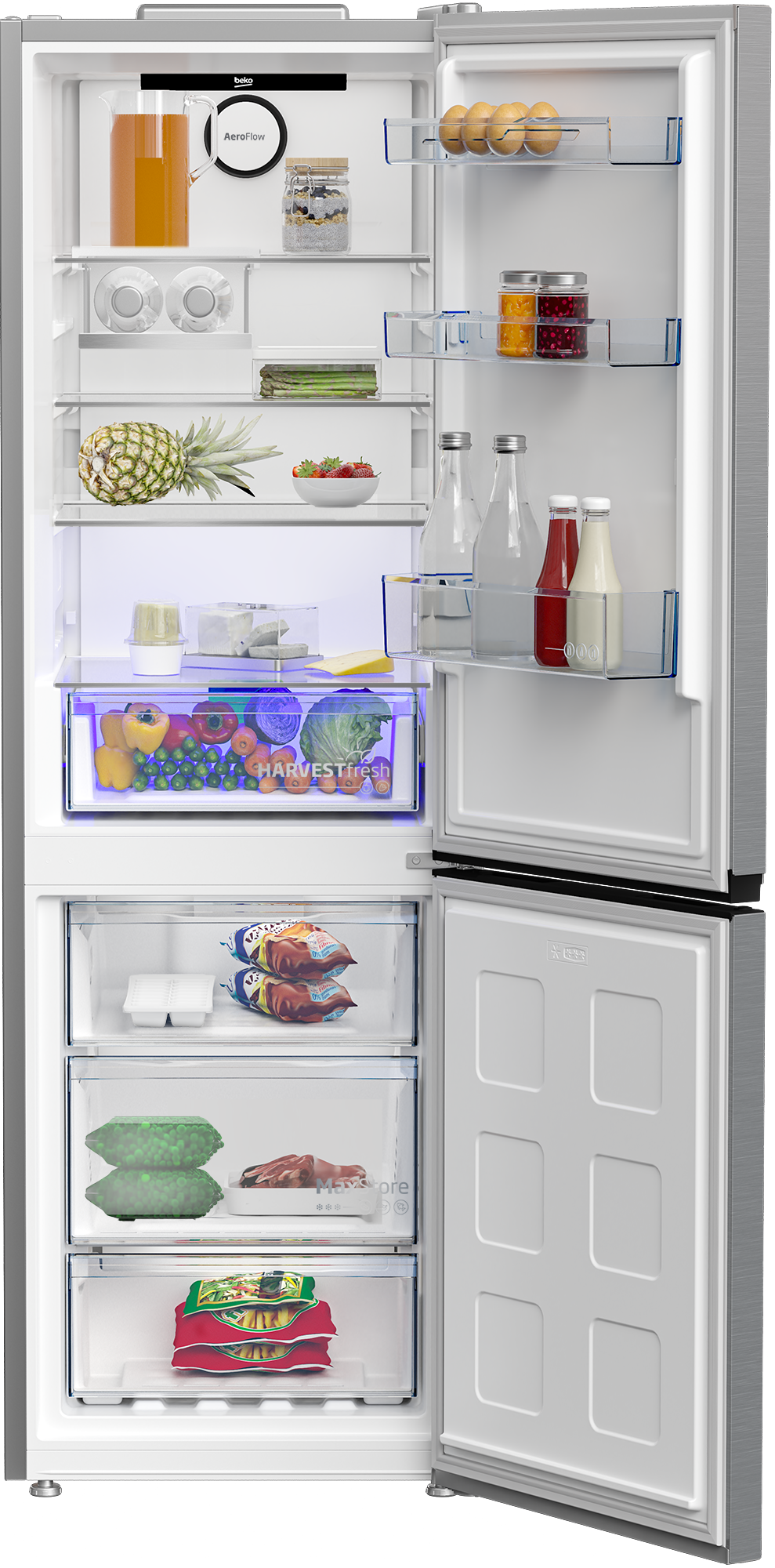 Beko B5RCNE365HXB vrijstaand koelkast afbeelding 5