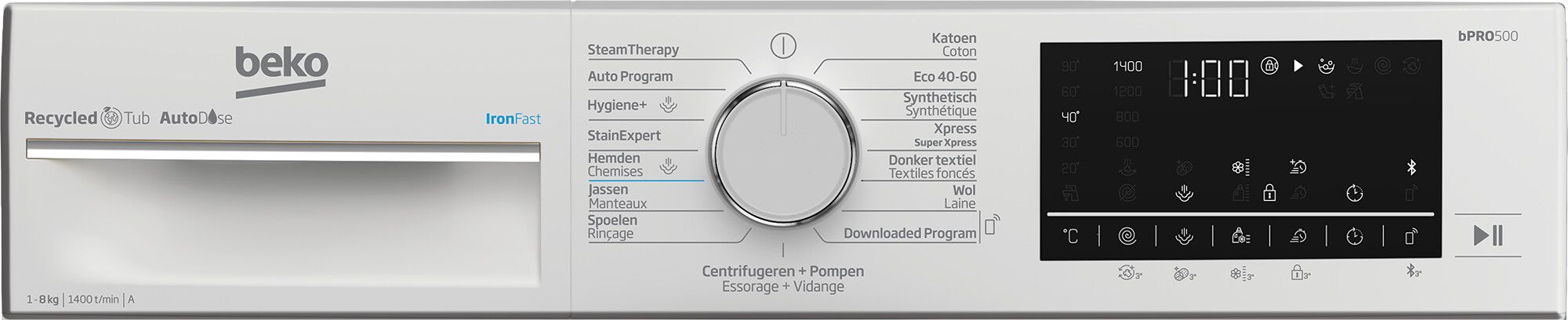 Beko wasmachine B5WT584106W afbeelding 3