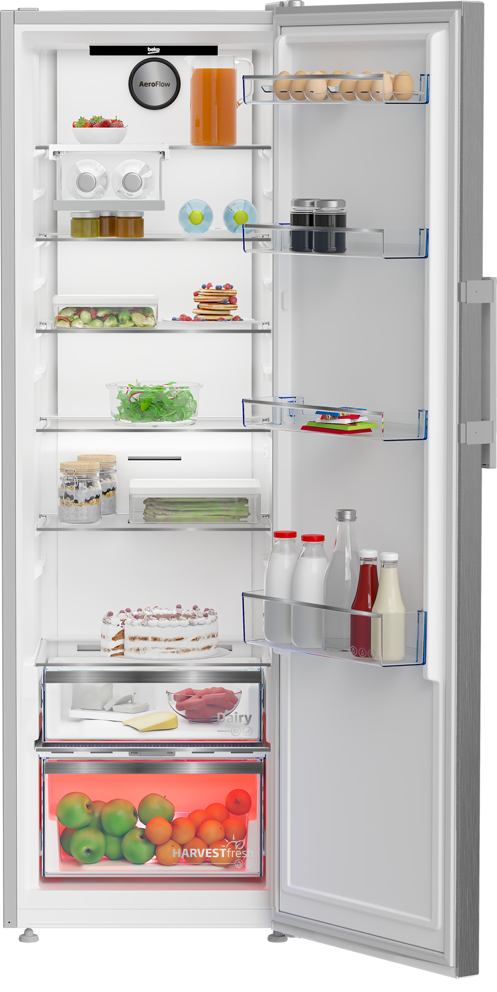 Beko B7RMLNE445ZXP vrijstaand koelkast afbeelding 5