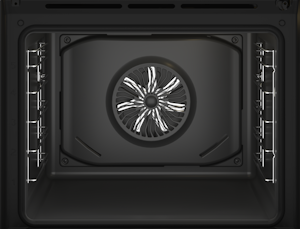 Four Encastrable Beko BBISA17302BMP Noir - Pyrolyse, Cuisson Vapeur, Air Fry, 8 Fonctions, Rails Télescopiques