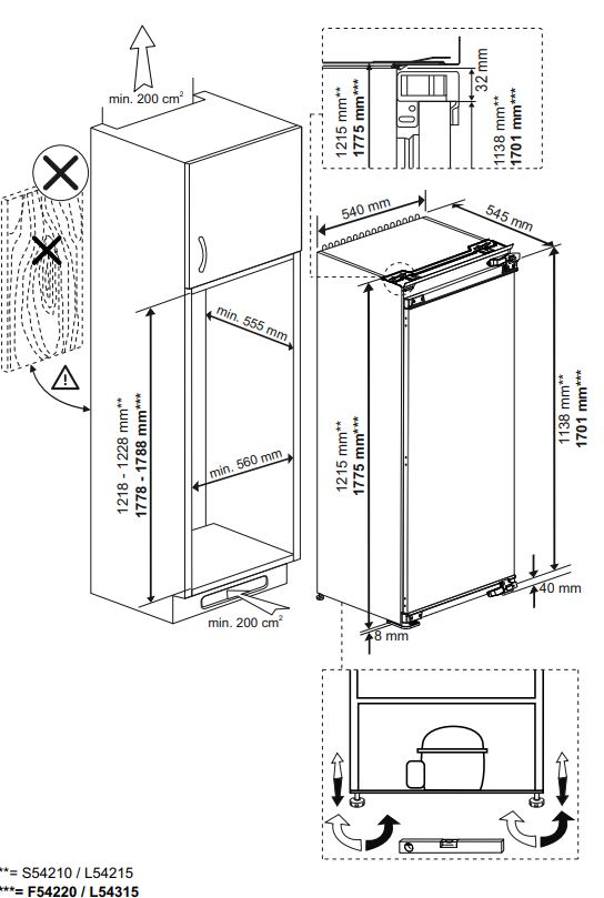 Beko koelkast inbouw BLSA215M4F afbeelding 4