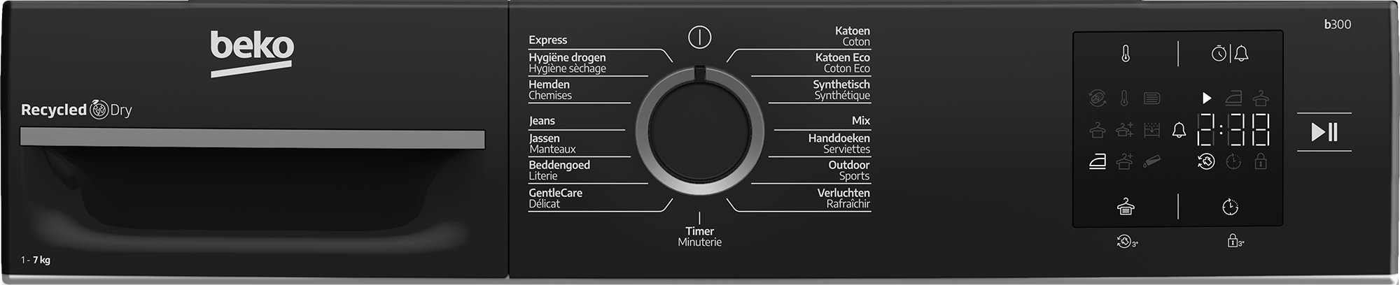 Beko wasdroger  BM3T3722B afbeelding 4