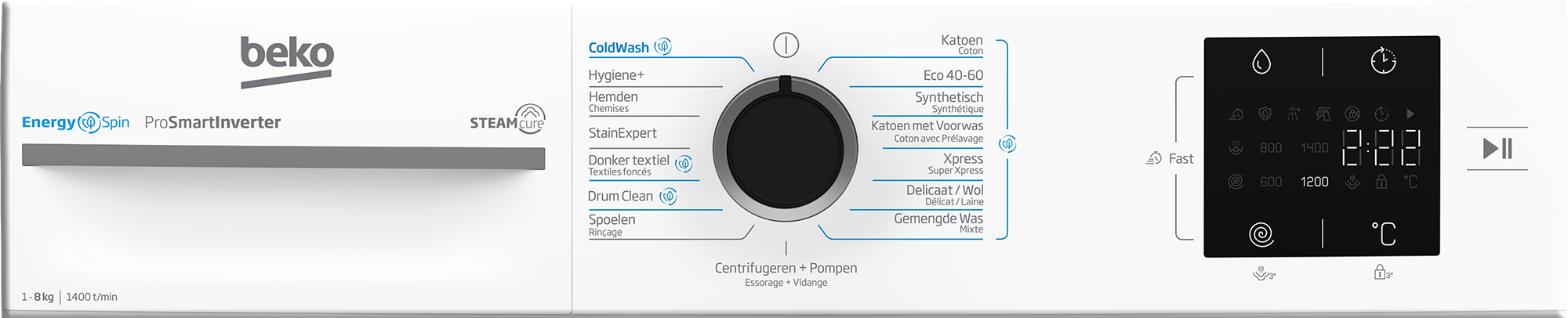 Beko BM3WFT3841W afbeelding 7