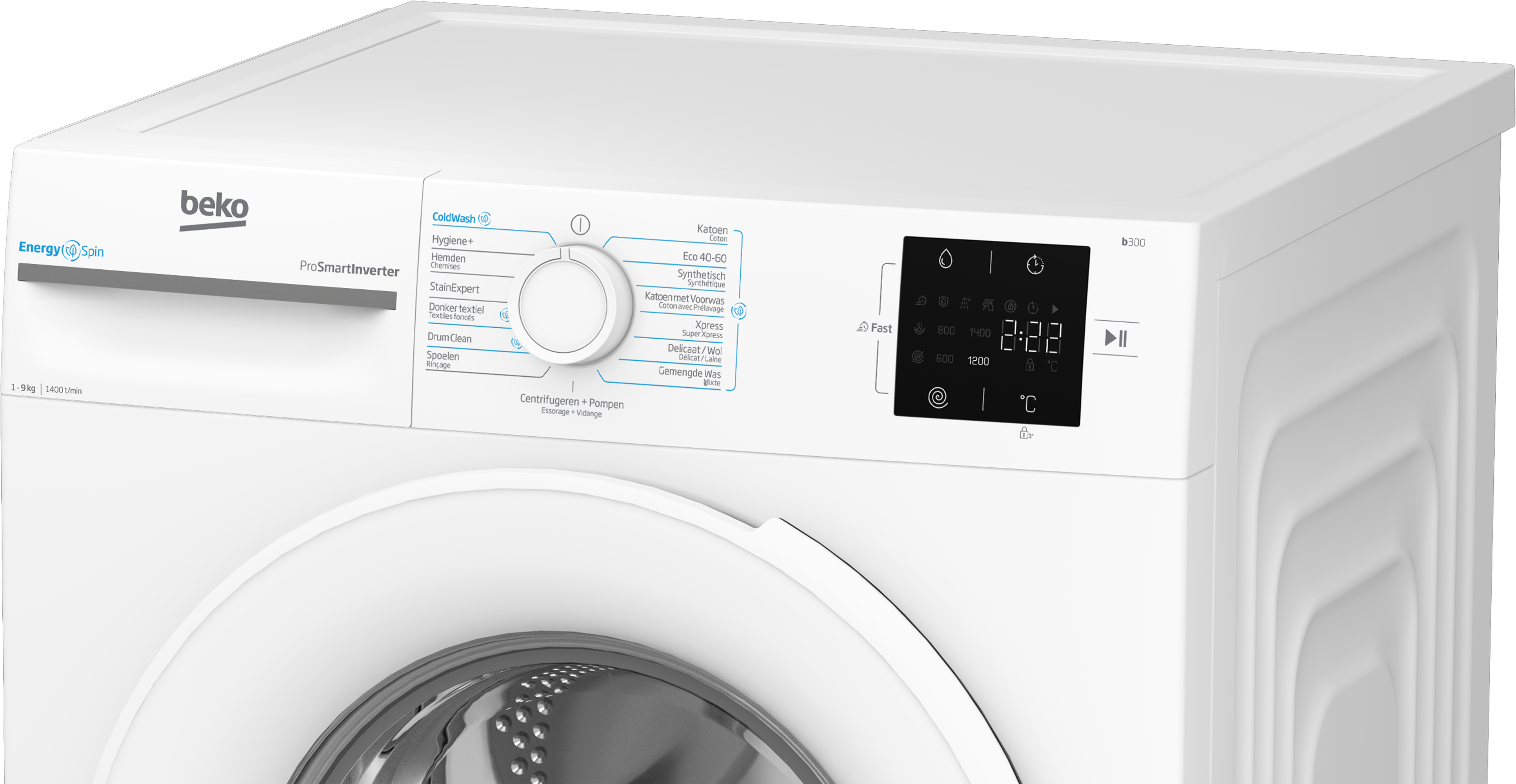 Beko wasmachine BM3WFU39412CW afbeelding 8