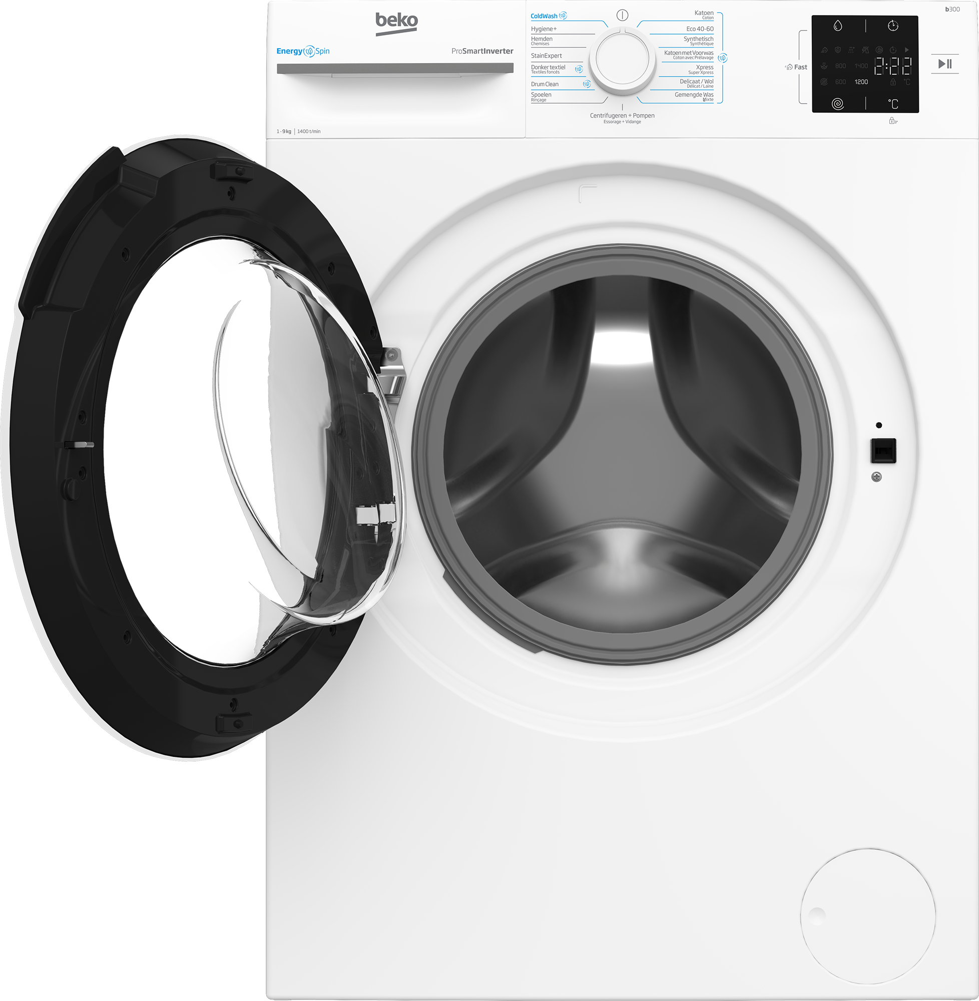 Beko wasmachine BM3WFU39412CW afbeelding 3