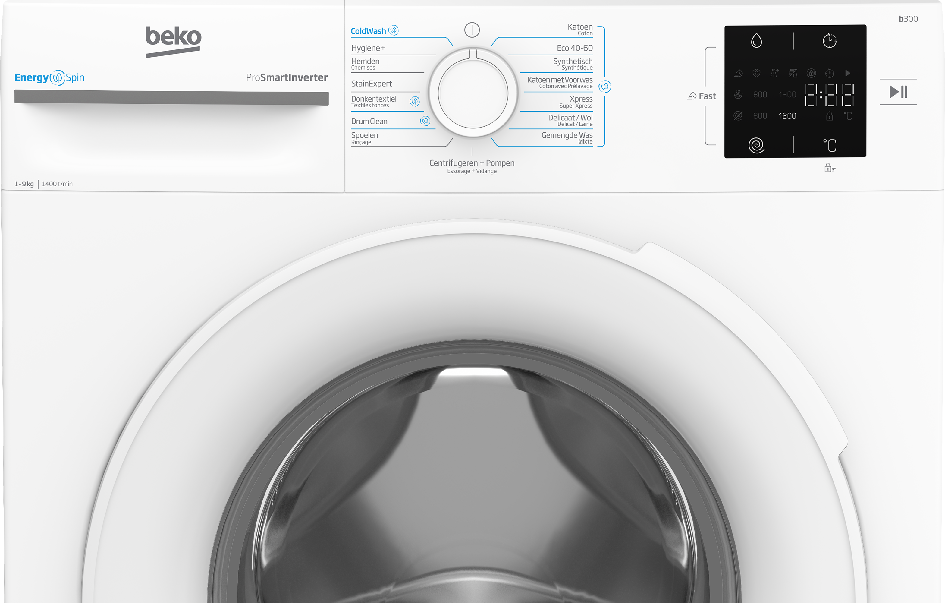 Beko wasmachine  BM3WFU39412CW afbeelding 4