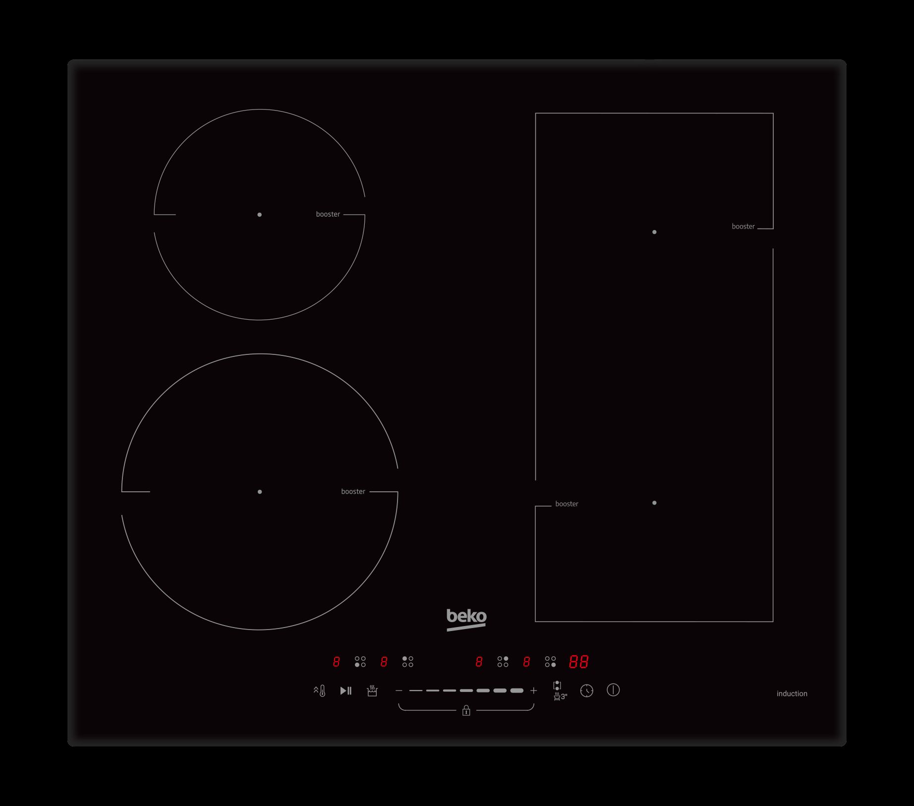 Beko HII 64500 FTO inbouw kookplaat afbeelding 5