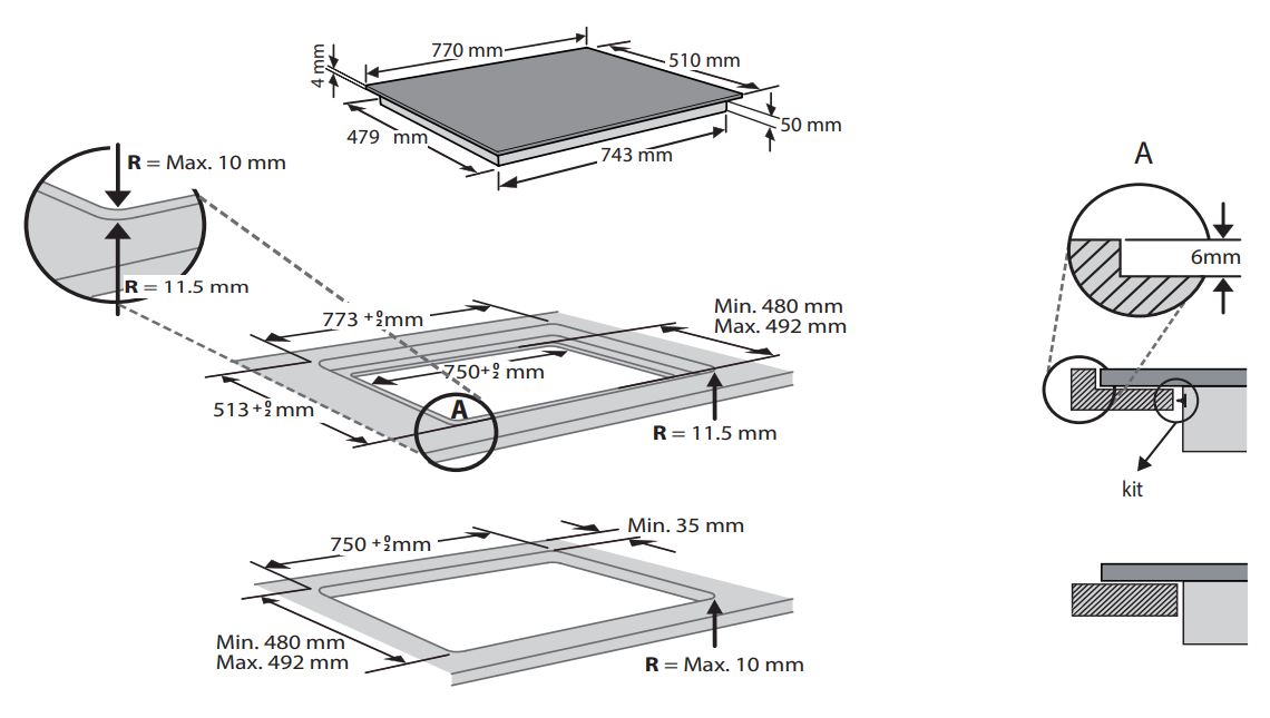 Beko HII84541IFT inbouw kookplaat afbeelding 5